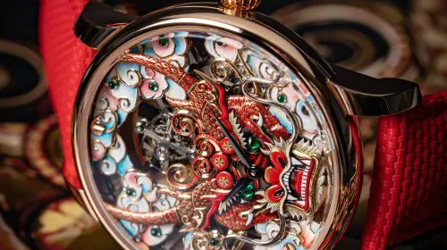 Jaquet Droz Tourbillon Skelet Red Gold – Dragon Mask