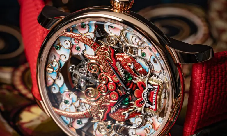 Jaquet Droz Tourbillon Skelet Red Gold – Dragon Mask