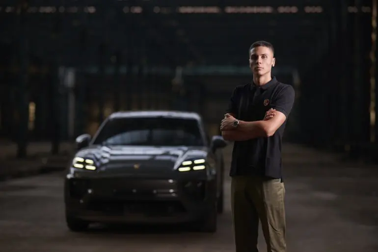 David Popovici Friend of the Brand Porsche