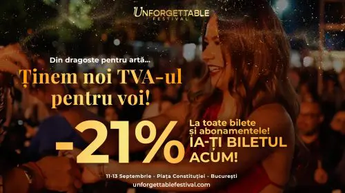 Unforgettable Festival scade prețurile biletelor, sfidând creșterea TVA