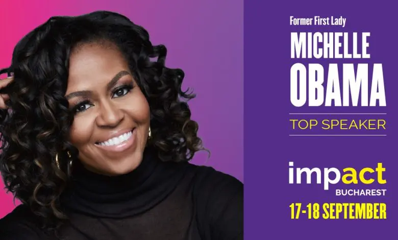 Michelle Obama va fi invitat special la Impact București