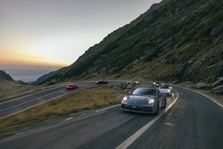 Porsche Trubute to Transfăgărășan