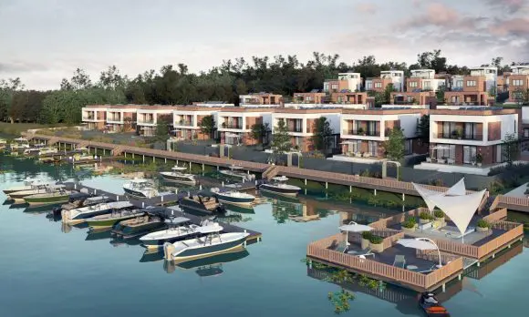 Marina Snagov devine noul reper al luxului rezidențial pe malul lacului