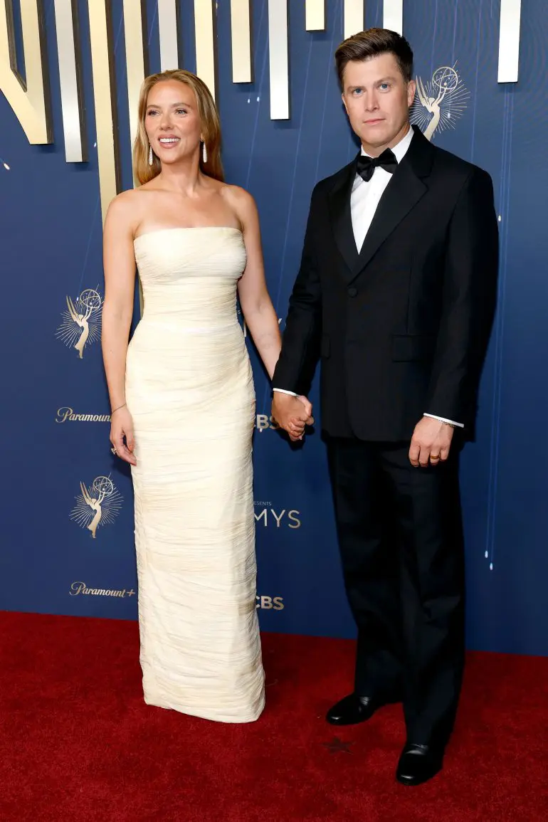 Scarlett Johansson Colin Jost