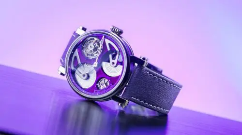 Speake Marin Openworked Tourbillon Purple Hour