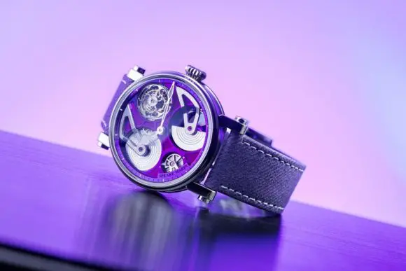 Speake Marin Openworked Tourbillon Purple Hour