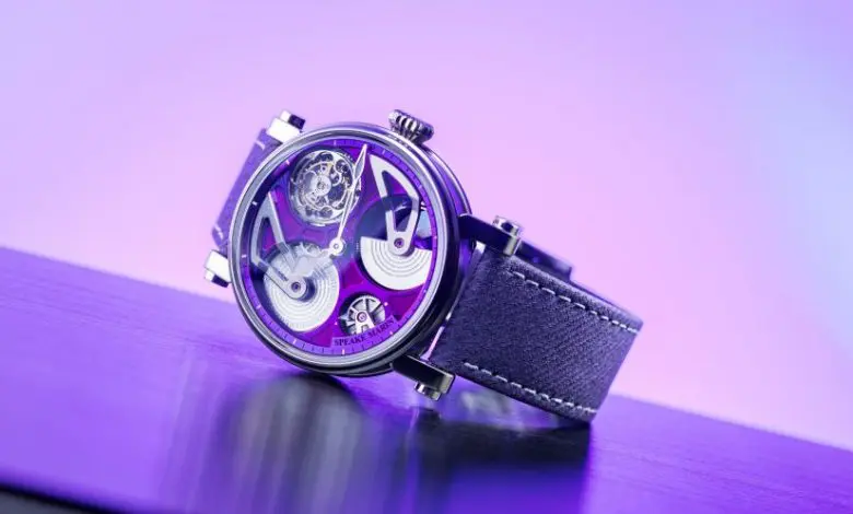 Speake Marin Openworked Tourbillon Purple Hour