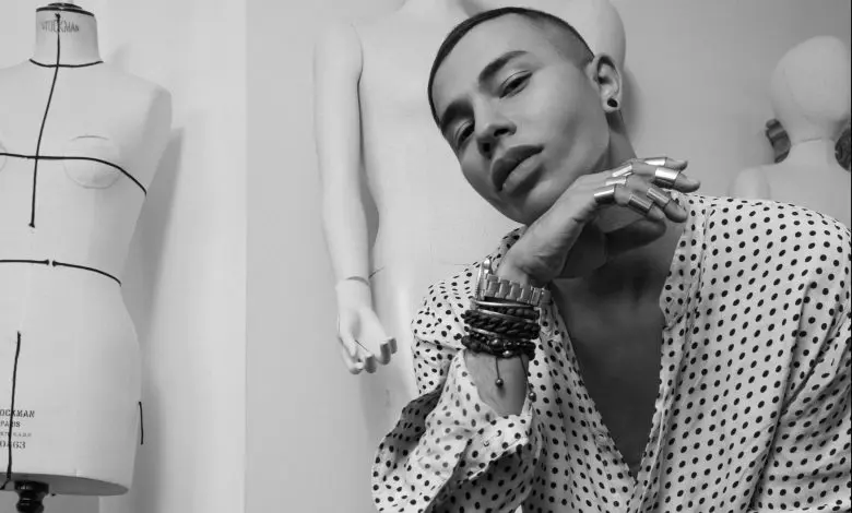 Olivier Rousteing își părăsește rolul de director de creație al casei de modă Balmain