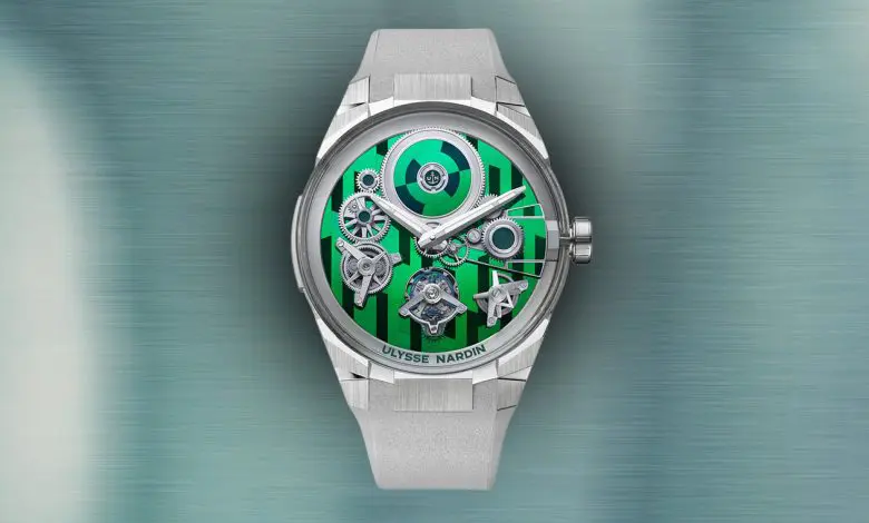Ulysse Nardin Blast Free Wheel Marquetry Silicon Green
