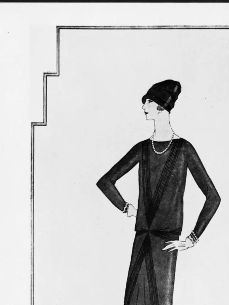 Ilustrația primei little black dress, 1926