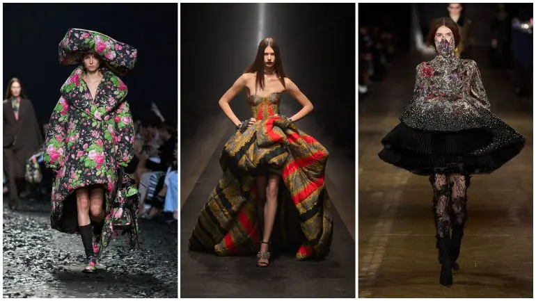 Moschino, Versace, Alexander McQueen