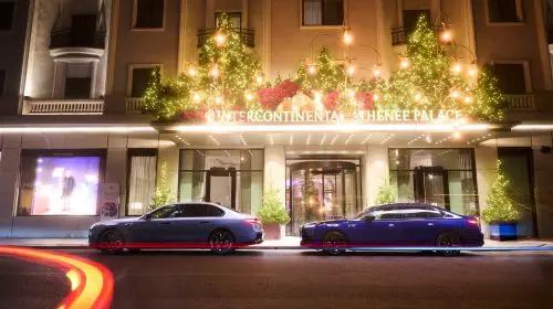 BMW Individual Seria 7 în cadru festiv la București, la Hotel InterContinental Athénée Palace