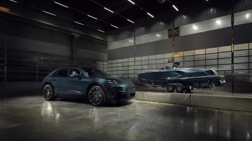 Porsche Macan Turbo Concept Lago însoțește premiera mondială a noii ambarcațiuni sport
