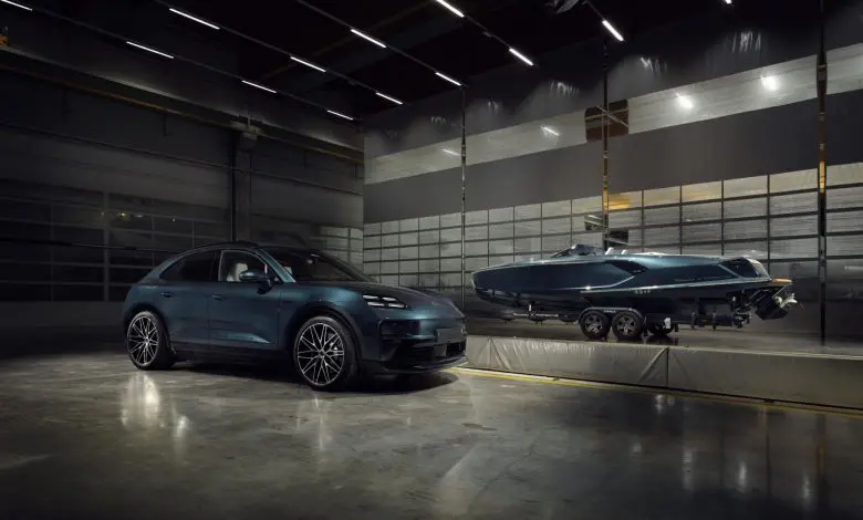 Porsche Macan Turbo Concept Lago însoțește premiera mondială a noii ambarcațiuni sport