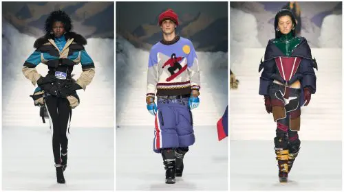 Colecția Dsquared2 prezentată la Milano aduce un omagiu Jocurilor Olimpice de iarnă