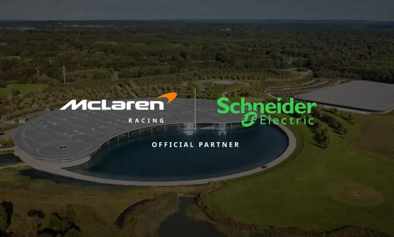 Schneider Electric devine Partenerul Oficial de Tehnologie Energetică al McLaren Racing