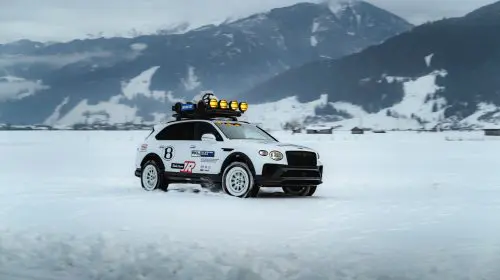 Conceptul Bentayga „X” dezvăluit la FAT Ice Race, ca parte a noului parteneriat cu Bentley