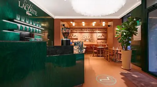 Lacoste deschide prima cafenea permanentă Paris