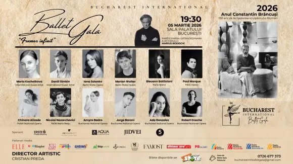 Bucharest International Ballet Gala organizează un spectacol dedicat lui Constantin Brâncuși