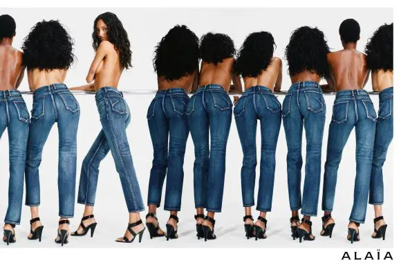 Casa de modă Alaïa lansează o linie de jeanși, numită Alaïa Denim