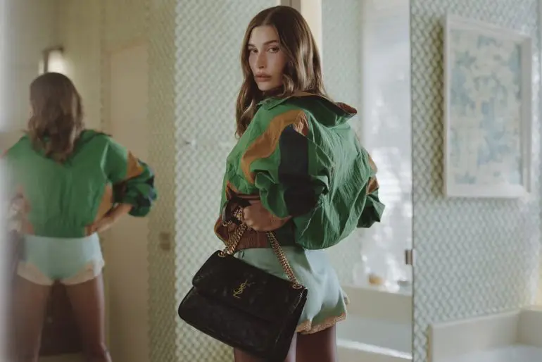 Hailey Bieber Saint Laurent