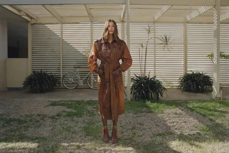 Hailey Bieber Saint Laurent