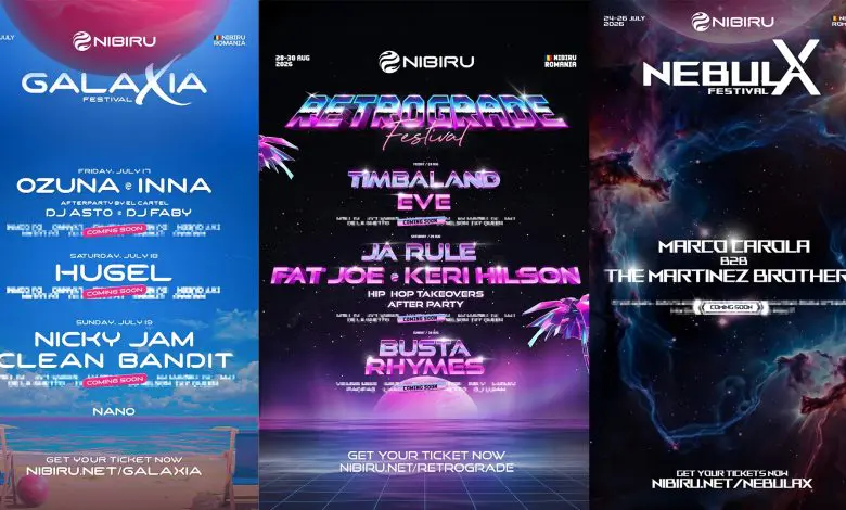 NIBIRU extinde lineup-ul și lansează noi festivaluri pentru 2026