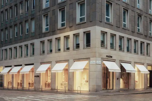 Polène deschide primul flagship din Milano