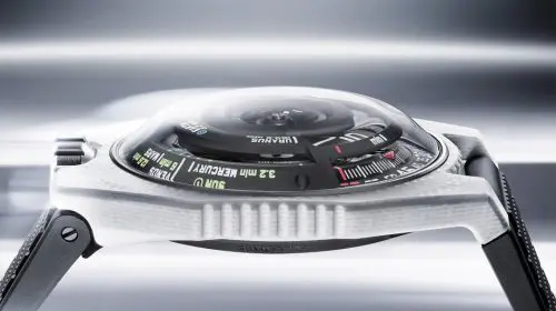 Urwerk UR-100V LS Ceramic – Când timpul zboară cu viteza luminii