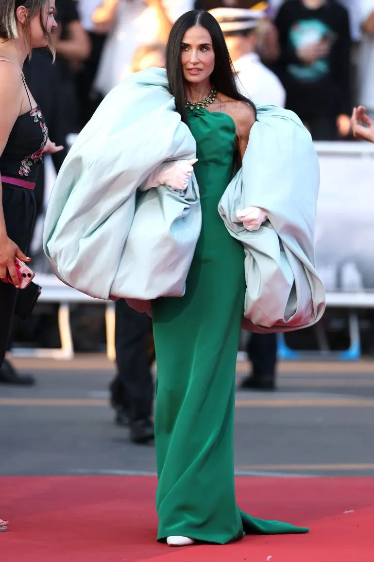 Demi Moore in Balenciaga
