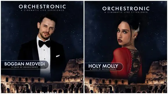 Orchestronic anunță noi artiști pentru show-ul de la Arenele Romane: Holly Molly și Bogdan Medvedi se alătură line-up-ului