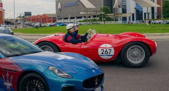 Maserati celebrează un secol de istorie a Tridentului la 1000 Miglia 2026
