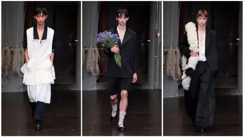 Simone Rocha prezintă în premieră o colecție vestimentară masculină