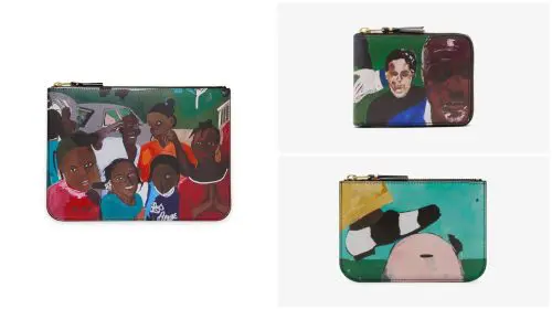Comme des Garçons lansează o colecție de portofele în colaborare cu artistul plastic Henry Taylor