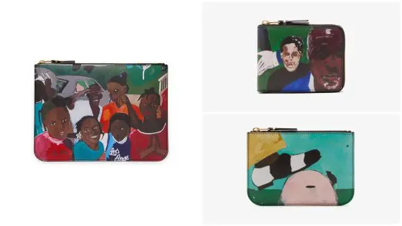 Comme des Garçons lansează o colecție de portofele în colaborare cu artistul plastic Henry Taylor