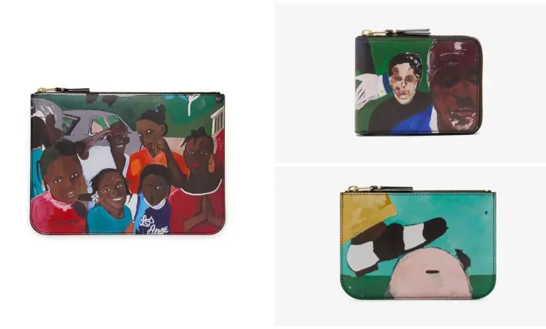 Comme des Garçons lansează o colecție de portofele în colaborare cu artistul plastic Henry Taylor