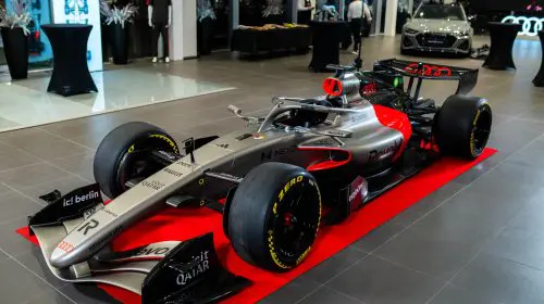 Monopostul Audi Formula 1 și noul Audi RS 5 în premieră la Porsche Pipera