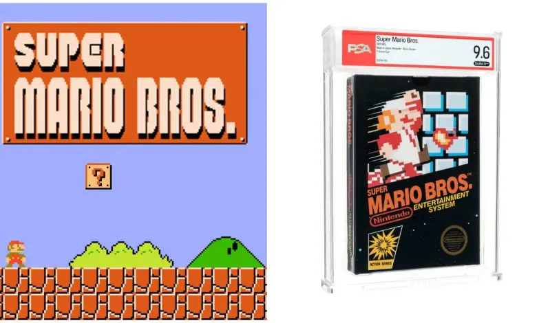 O copie rară și sigilată a jocului video Super Mario Bros. s-a vândut la licitație cu 3 milioane de dolari