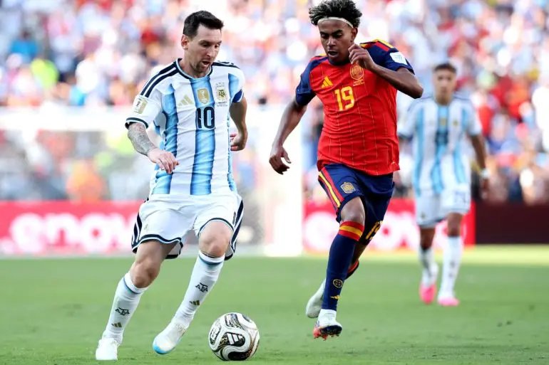 Lionel Messi Lamine Yamal