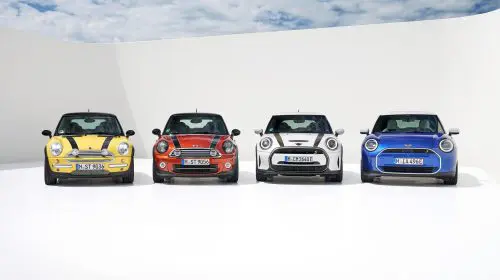 MINI sărbătorește 25 de ani de istorie a designului sub umbrela BMW Group
