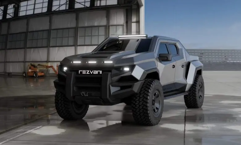 Rezvani prezintă Fortress, cel mai extrem pickup blindat al său de până acum