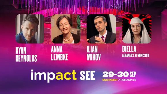 Ryan Reynolds vine la București pentru Impact SEE 2026