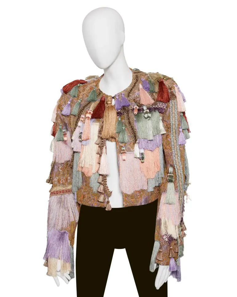 Jacheta Dries Van Noten purtată de Meryl Streep