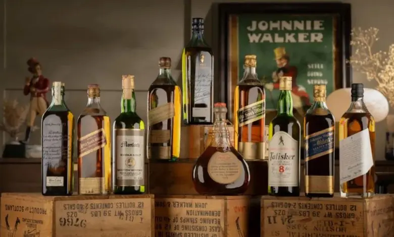 Cea mai mare colecție Johnnie Walker va fi scoasă la licitație
