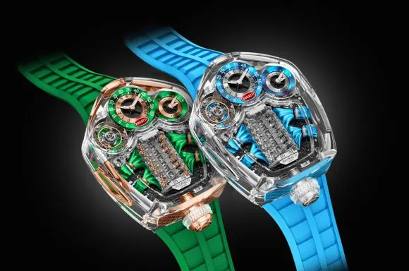 Jacob & Co. Bugatti Tourbillon Sapphire Crystal – Evoluția supremă a conceptului original