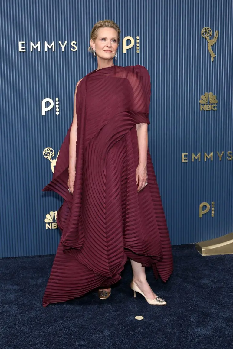 Cynthia Nixon in Issey Miyake