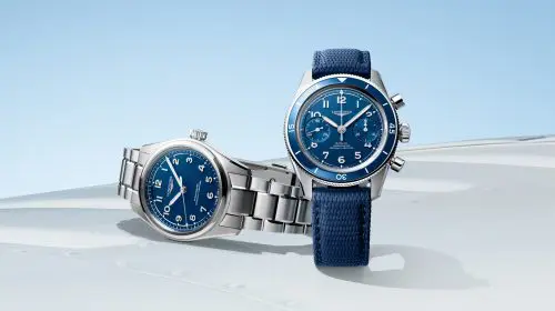 Longines Spirit Pilot & Spirit Pilot Flyback, acum cu cadrane albastre