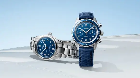 Longines Spirit Pilot & Spirit Pilot Flyback, acum cu cadrane albastre