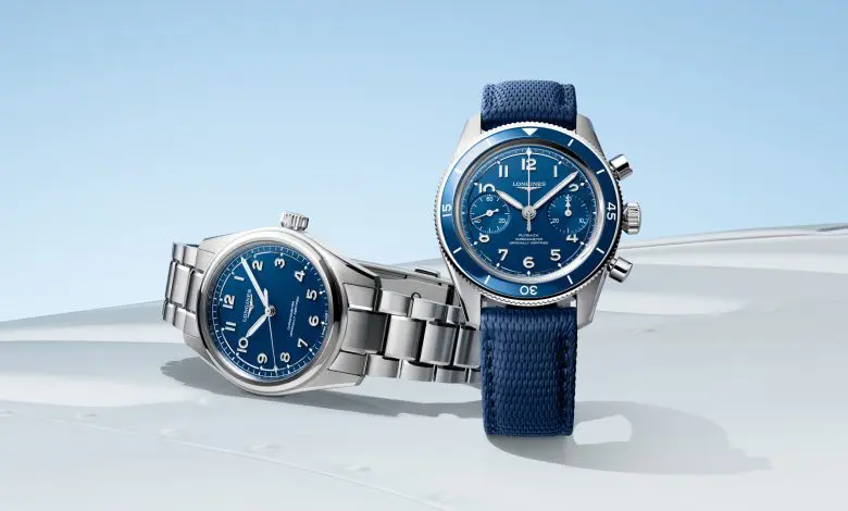 Longines Spirit Pilot & Spirit Pilot Flyback, acum cu cadrane albastre
