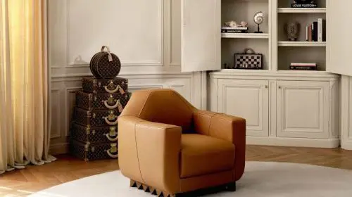 Louis Vuitton a dezvăluit fotoliul Kubic în cadrul Paris Design Week 2026